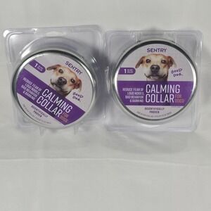 SENTRY Dog Calming Collar 2 Pack Separation Anxiety Stress Relief